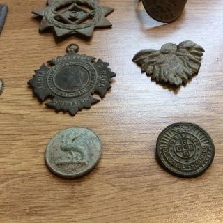 metal detecting finds Badges,  Buttons And Brooches 3