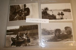 Coracles - 20 Real Photographic Postcards & Printed Cards - Carmarthen