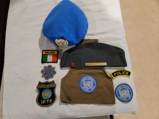 Rare United Nations Peacekeeper Beret International Police Missions & Yugoslavia