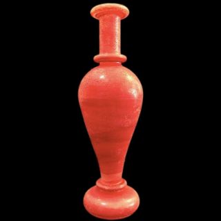 Very Rare Large Ancient Roman Style Red Glass Vessel (3)