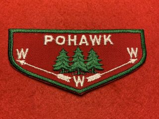 Pohawk Lodge 445 F1 First Flap Boy Scout Order Of Arrow