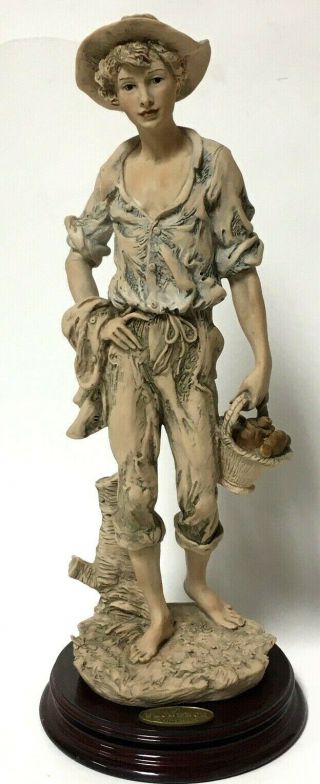 Vintage Limited Edition Giuseppe Armani Country Boy Statuette 1014t