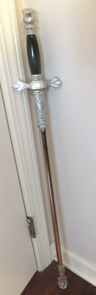 Vintage Knights Of Columbus Sword With Scabbard From The 1950 