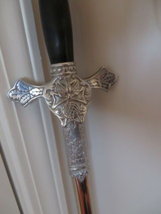 Vintage Knights of Columbus Sword with Scabbard from the 1950 ' s 2
