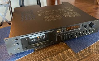 Vintage Technics Rs - M85 Stereo Cassette Tape Deck With Rack Handles,  Needs Work