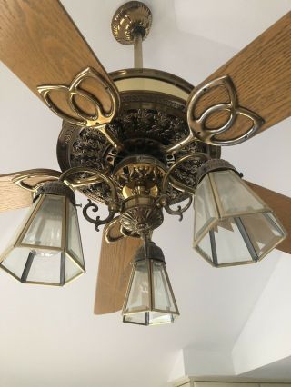 Vintage Casablanca Victorian Inteli - Touch Ceiling Fan With Wall Control