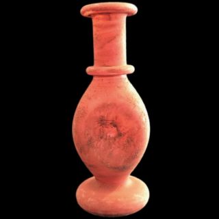 Very Rare Large Ancient Roman Style Red Glass Vessel (5)