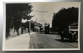 Newport Stow Hill Monmouthshire Tram Rp Postcard C1930s