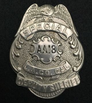 Obsolete La County,  California Deputy Sheriff Badge 1910 Era