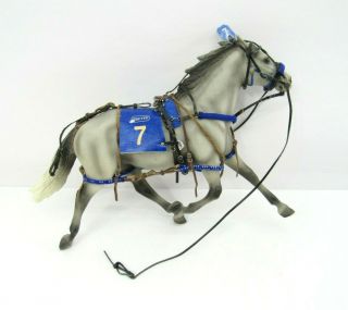 Breyer Horse 1150 Grey Standardbred Pacer Racehorse W/ Partial 3360 Harness