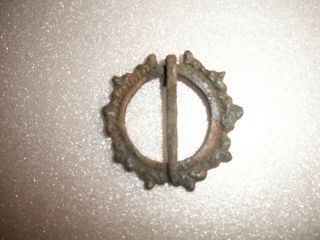 Estate - Authentic Ancient Artifact - Viking Bronze Fibula Brooch