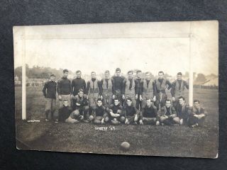 Rppc - Ann Arbor Mi - University Of Michigan - Football Team 1909 - Big Ten - Mich - Varsity