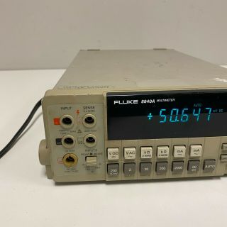 Fluke Model 8840A Digital Multimeter and NO HANDLE 2