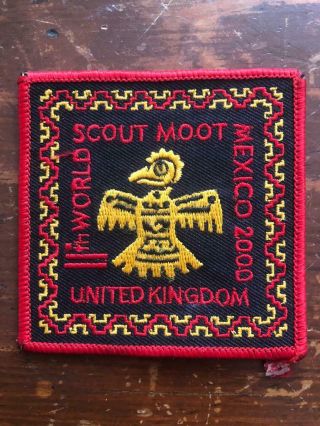 11th World Scout Moot,  Mexico 2000,  United Kingdom Contingent Patch