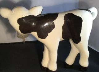 Ceramic Cow Calf Figure With Pacifier Binki Holder Dairy Farmers Cottagecore 2