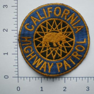 Ca California Highway Patrol State Police Trooper Vintage Style Patch