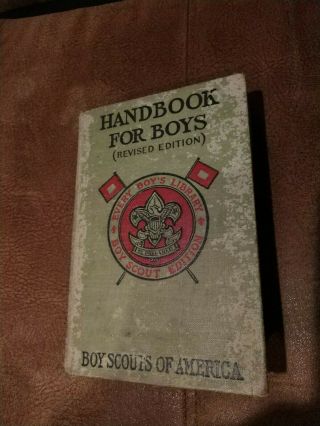 Boy Scout Of America - Handbook For Boys,  1914,  Every Boys Library