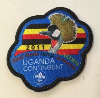 2019 22nd World Scout Jamboree 2011 Rare Uganda Contingent Badge
