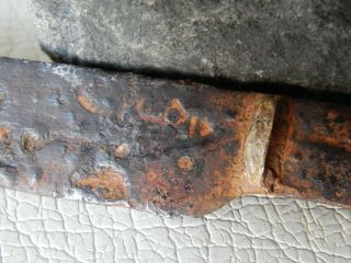 Ancient Medieval Knife With A Mark 175 Mm