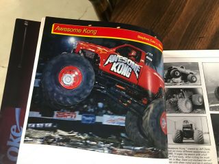 Vintage 1989 Renegades TNT Monster Truck Challenge Souvenir Program unusd poster 3