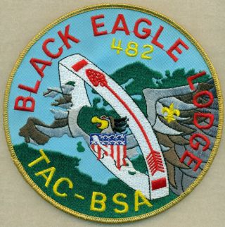 Oa - Black Eagle Lodge 482,  Jacket Patch,  J5