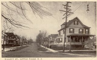 1910 Era Little Falls Nj Walnut St.  Publ By The Ess An Ess Photo Co.  York Ny