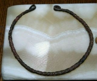 Ancient Viking,  Copper,  Bracelet 13 - 14 Century