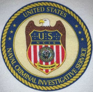 Usn U.  S.  Navy Ncis T - Shirt Sz Xl Naval Criminal Investigative Service Nypd