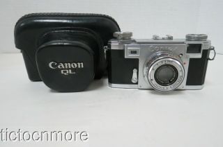 Vintage Zeiss Ikon Contax Camera W/ Carl Zeiss Jena Tessar Lens 1:2.  8 F= 5cm