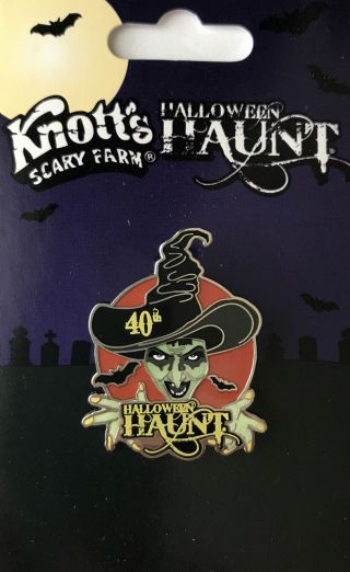 Knott’s Berry Farm - Scary Farm - Halloween Haunt - 40th Halloween Haunt.  On Card