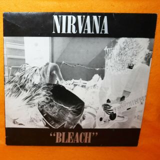 Vintage 1989 Tupelo Sub Pop Records Nirvana " Bleach " Lp Album Vinyl Record Rare