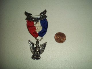 Vintage Bsa Boy Scouts Eagle Scout Sterling Medal