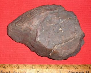 Select 5.  5 " Paleolithic Acheulean Early Man Axe,  Prehistoric African Artifact