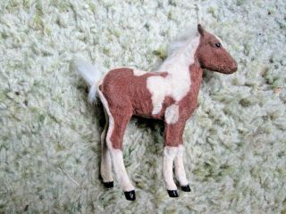 Breyer Flocked Stormy Pony Foal From 1984 Sears Sr Set