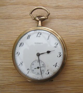 Antique E.  Howard Boston Triple Hinge Open Face Case 17 Jewel Pocket Watch