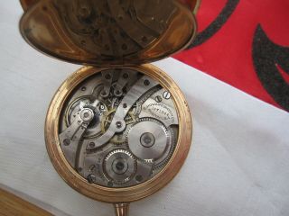 Antique E.  Howard Boston Triple Hinge Open Face Case 17 Jewel Pocket Watch 3