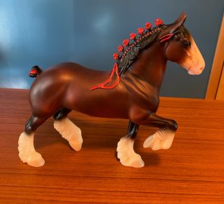 Peter Stone 1998 Trotting Drafter Clydesdale Signed Horse