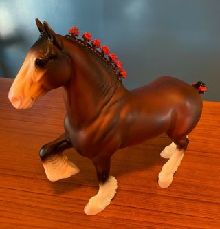 Peter Stone 1998 Trotting Drafter Clydesdale Signed Horse 2
