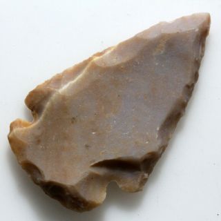 Very Rare Neolithic Period Stone Arrowhead Circa 3500 Bc