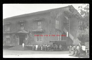 Malacca Rppc Post Office Royal Mail Car People Malaysia 30s