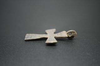 Post Medieval copper alloy crucifix pendant C.  17th century AD. 3