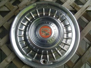 1 1958 1959 Cadillac Cady Eldorado Fleetwood Hubcap Wheel Cover Vintage Classic