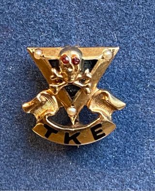 Vintage 14k Tau Kappa Epsilon Fraternity Tke