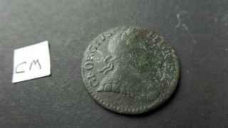 George 111 1773 Half Penny Metal Detecting Find