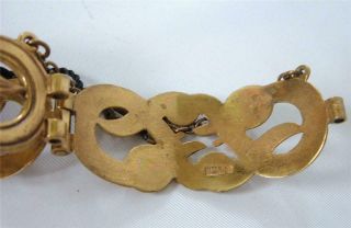 Vintage Kalevala Koru KK Bronze Link Bracelet Iku - Turso Norse Sea monster w/tag 2