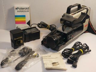 Vintage Rca Cc510 Pro Edit Vhs Video Camcorder W/ Battery,  Charger,  Nos Vhs &,