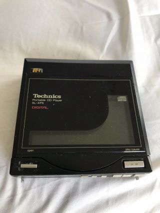 Vintage Technics Sl - Xp5 Portable Cd Player Not
