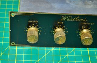 VINTAGE WEATHERS TUBE PHONO PREAMP WITH TURN - OVER CONTROL 2