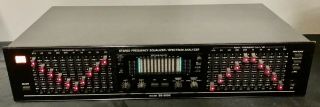Vintage Bsr Model Eq - 3000 10 Band Stereo Frequency Equalizer/spectrum Analyzer