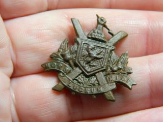 Un Researched Vintage Military ? Badge / Mount Artefact Metal Detecting Detector